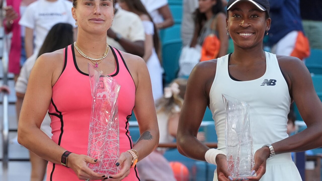 le ganó una batalla a Coco Gauff, se quedó con el Masters 1000 de Miami y ya suma 23 triunfos en el año