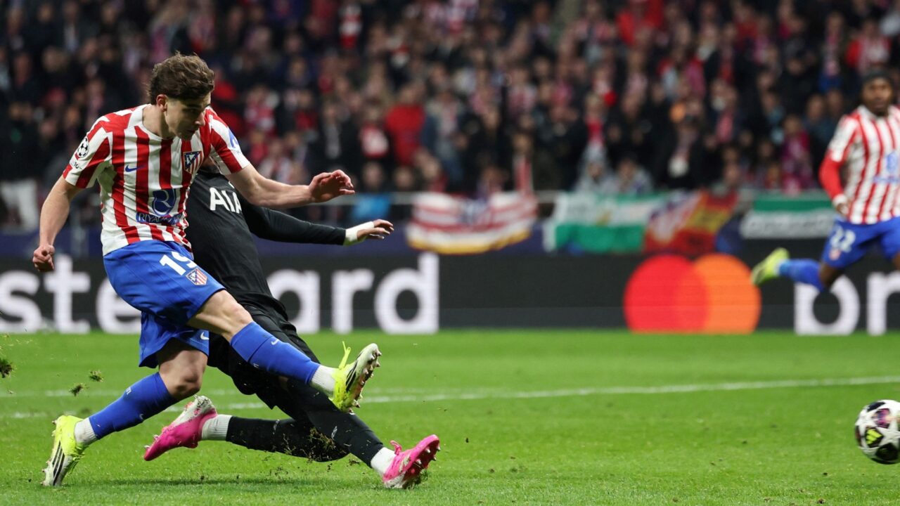 corrió de arco a arco y liquidó la paliza del Atlético al Tottenham
